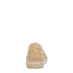 Manfield Beige gevlochten raffia espadrilles^DAMES Espadrilles