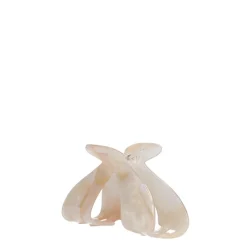 Manfield Beige haarklem met print^ Haaraccessoires