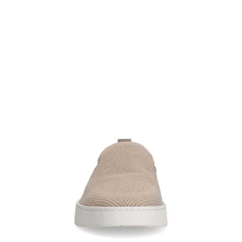 Manfield Beige knit fabric loafers^Heren Loafers