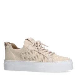 Manfield Beige knit fabric sneakers^DAMES Sneakers