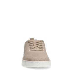 Manfield Beige knit fabric sneakers^Heren Sneakers