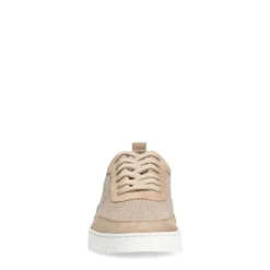 Manfield Beige knit fabric sneakers^Heren Sneakers