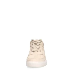 Manfield Beige nubuck sneakers^Heren Sneakers