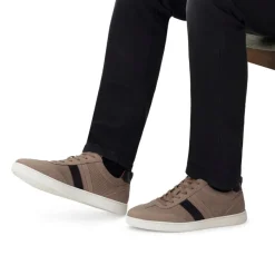 No Stress Beige nubuck sneakers^Heren Sneakers