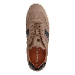 No Stress Beige nubuck sneakers^Heren Sneakers