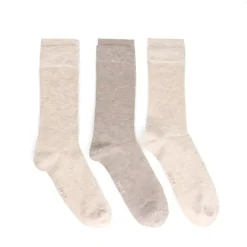 Manfield Beige 3-pack sokken^ Sokken