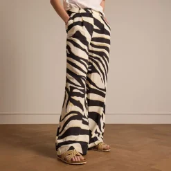 Manfield Beige raffia slippers met glittersteentjes^DAMES Slippers