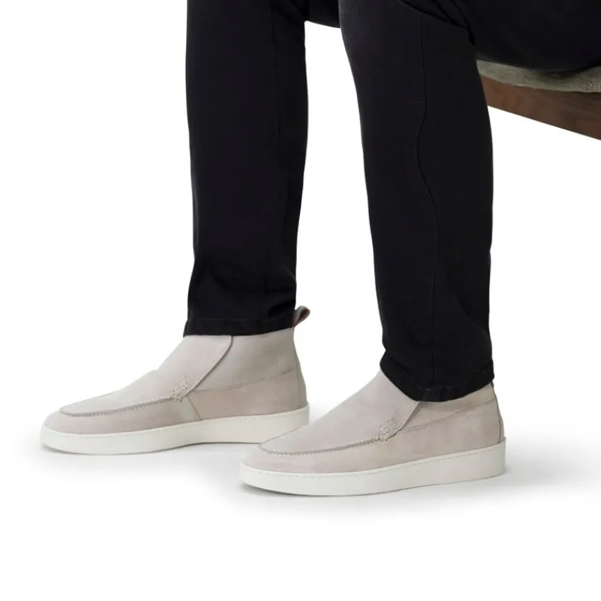 Manfield Beige suède boots^Heren Boots