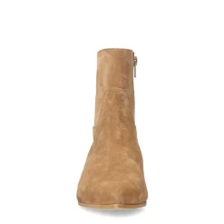 Manfield Beige suède chelsea boots^DAMES Enkellaarsjes