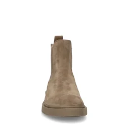 Manfield Beige suède chelsea boots^Heren Boots