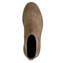 Manfield Beige suède chelsea boots^Heren Boots