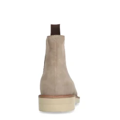Manfield Beige suède chelsea boots^Heren Boots