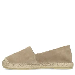 Manfield Beige suède espadrilles^DAMES Espadrilles