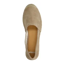 Manfield Beige suède espadrilles^DAMES Espadrilles