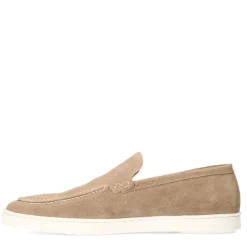 Van Lier Beige suède loafers^Heren Loafers