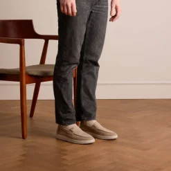 No Stress Beige suède loafers^Heren Loafers