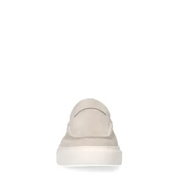 Manfield Beige suède loafers^Heren Loafers