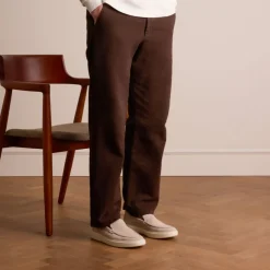 Manfield Beige suède loafers^Heren Loafers