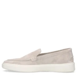 Manfield Beige suède loafers^Heren Loafers