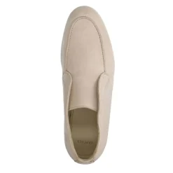Manfield Beige suède loafers^Heren Boots