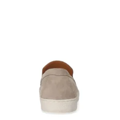 Manfield Beige suède loafers^Heren Loafers