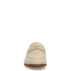 Manfield Beige suède loafers^Heren Loafers