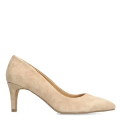 Manfield Beige suède pumps^DAMES Pumps