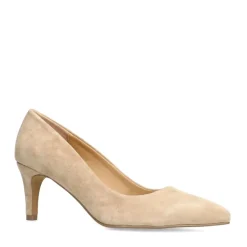 Manfield Beige suède pumps^DAMES Pumps