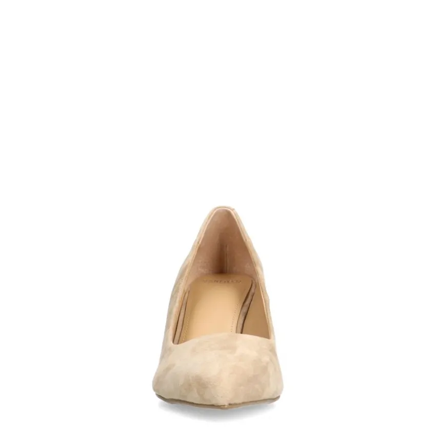 Manfield Beige suède pumps^DAMES Pumps