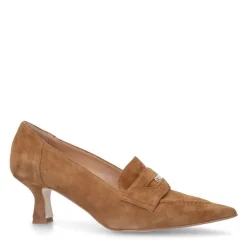 Manfield Beige suède pumps^DAMES Pumps