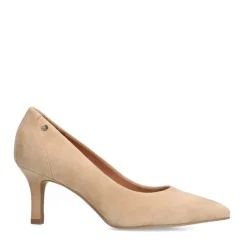 No Stress Beige suède pumps^DAMES Pumps