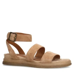 No Stress Beige suède sandalen^DAMES Sandalen