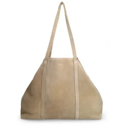 Manfield Beige suède shopper^ Shoppers