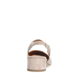 No Stress Beige suède slingbacks^DAMES Pumps|Slingbacks