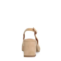 No Stress Beige suède slingbacks^DAMES Pumps|Slingbacks