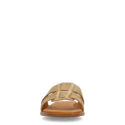 Manfield beige suède slippers^DAMES Slippers