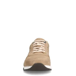 Van Lier Beige suède sneakers^Heren Sneakers