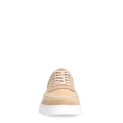 Manfield Beige suède sneakers^Heren Sneakers