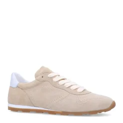 Manfield Beige suéde sneakers^DAMES Sneakers