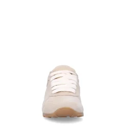 Manfield Beige suéde sneakers^DAMES Sneakers