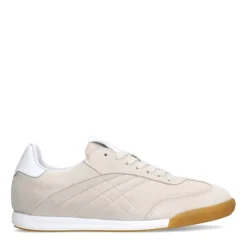 Manfield Beige suède sneakers^DAMES Sneakers