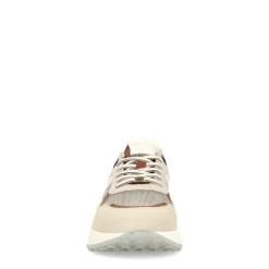 Manfield Beige suède sneakers^Heren Sneakers