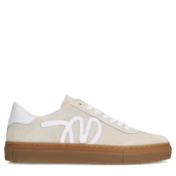 Manfield Beige suède sneakers^DAMES Sneakers