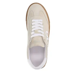 Manfield Beige suède sneakers^DAMES Sneakers