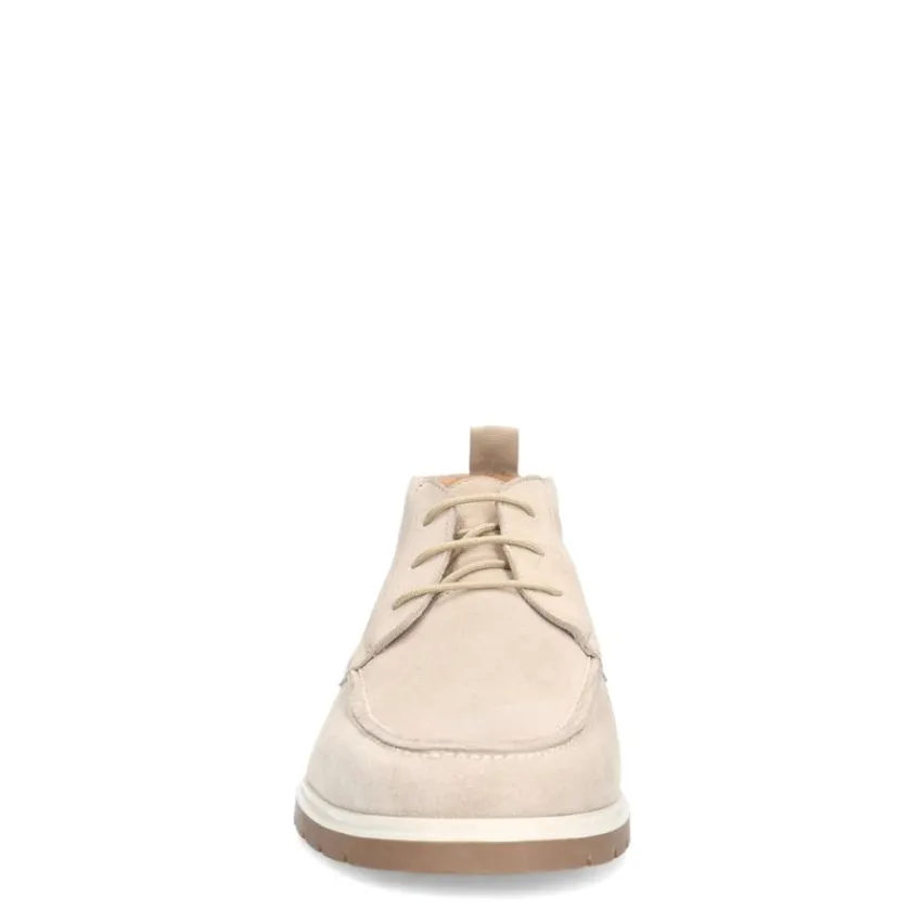 Manfield Beige suède veterboots^Heren Boots