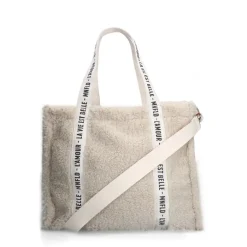 Manfield Beige teddy shopper^ Shoppers