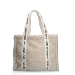 Manfield Beige teddy shopper^ Shoppers