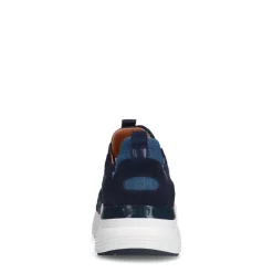 Manfield Blauwe denim sneakers^DAMES Sneakers