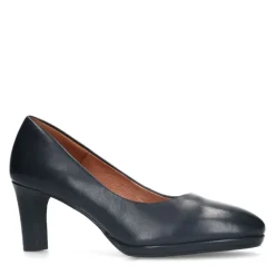 No Stress Blauwe leren pumps^DAMES Pumps