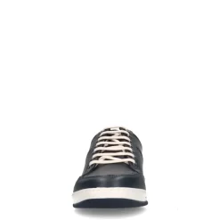 Van Lier Blauwe leren sneakers^Heren Sneakers